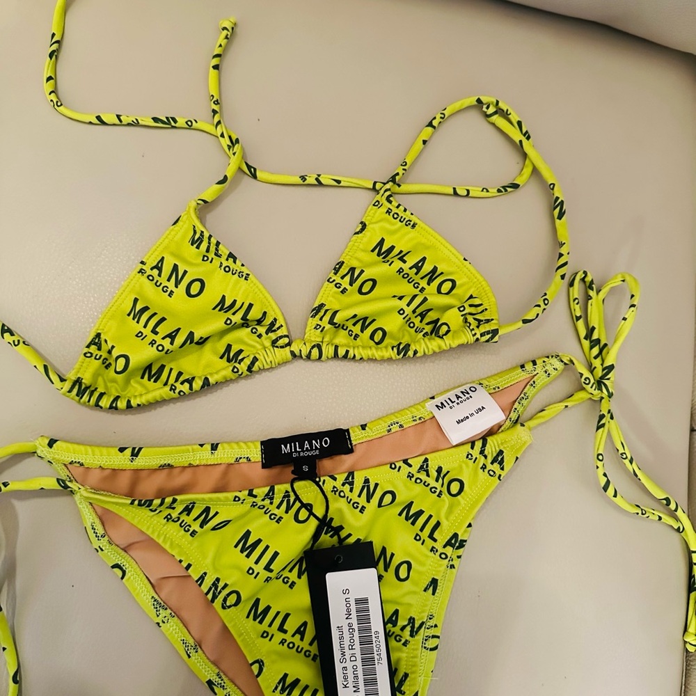 Milano Di Rouge Bright Yellow Bikini